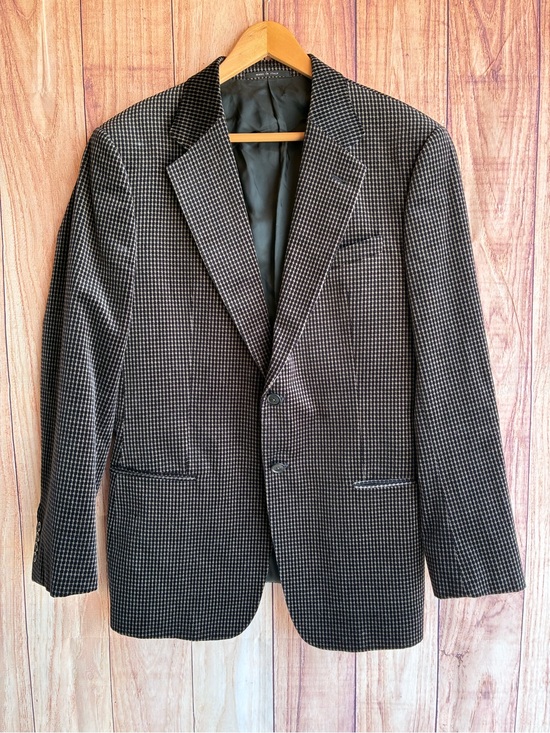 Armani Collezioni Other - ARMANI COLLEZIONI BLACK CHECK GIORGIO BLAZER SIZE 42R